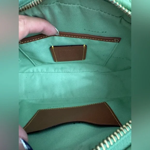 Coach pistachio Green and Pink Women's Bag and wallet Set - Picture 12 of 13